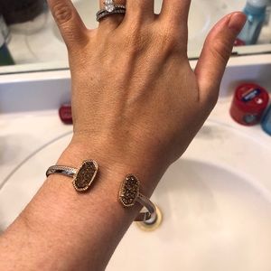 Kendra Scott rose gold Druzy bracelet